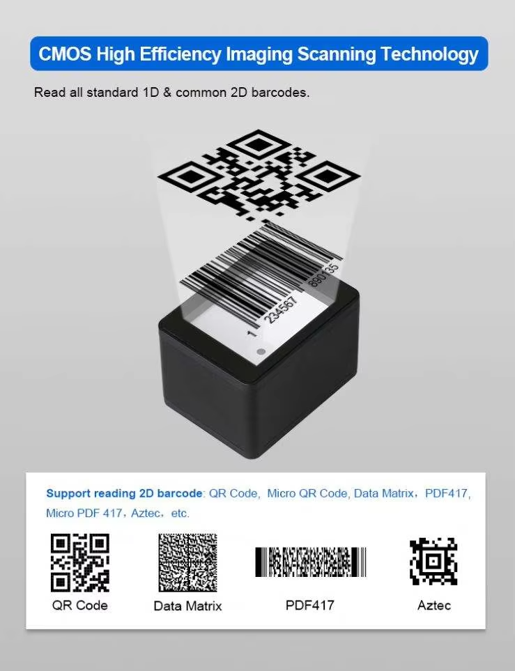 WD-M16 2D CMOS Barcode Scan Engine(Metal housing)