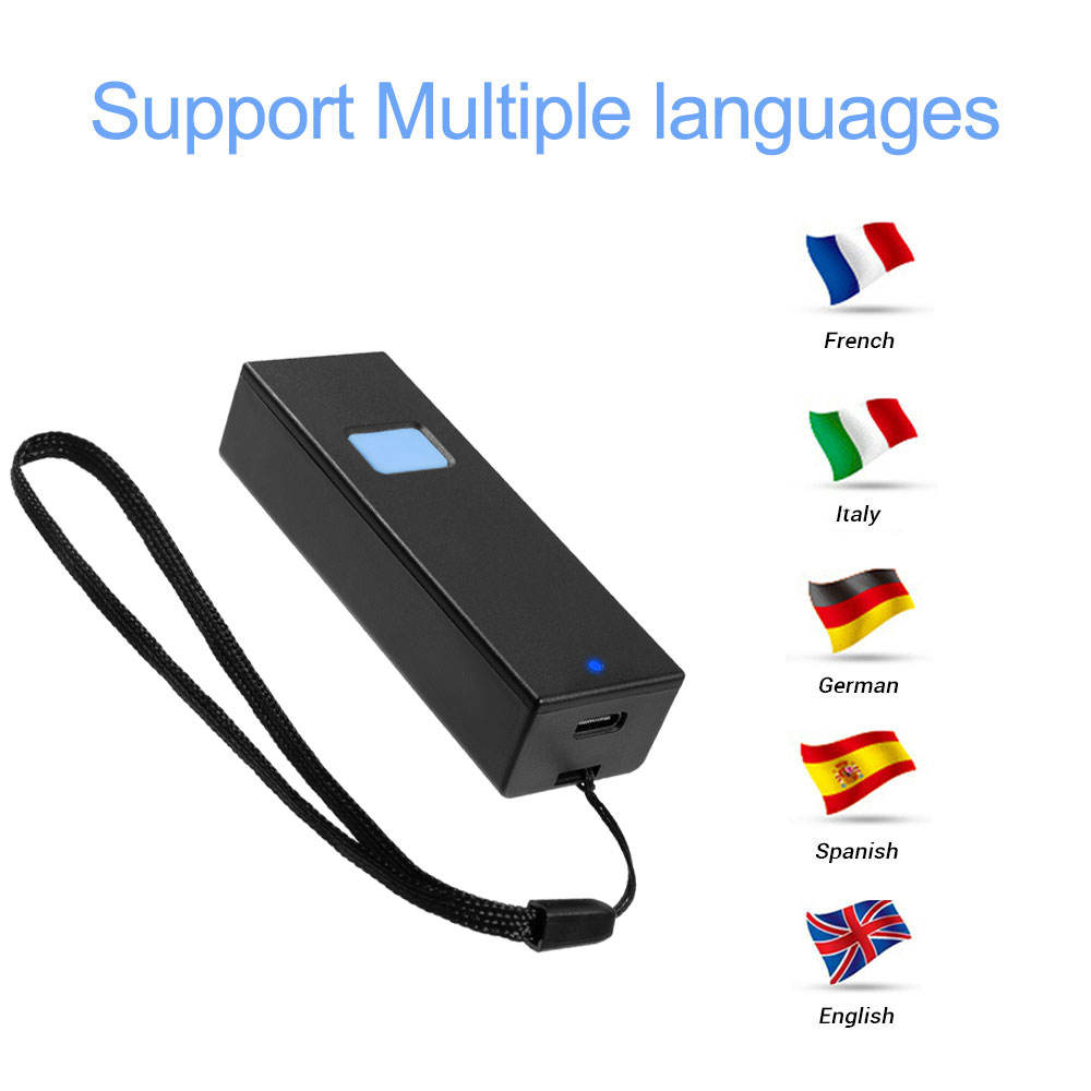 Mini Portable Bluetooth 2D Barcode Scanner