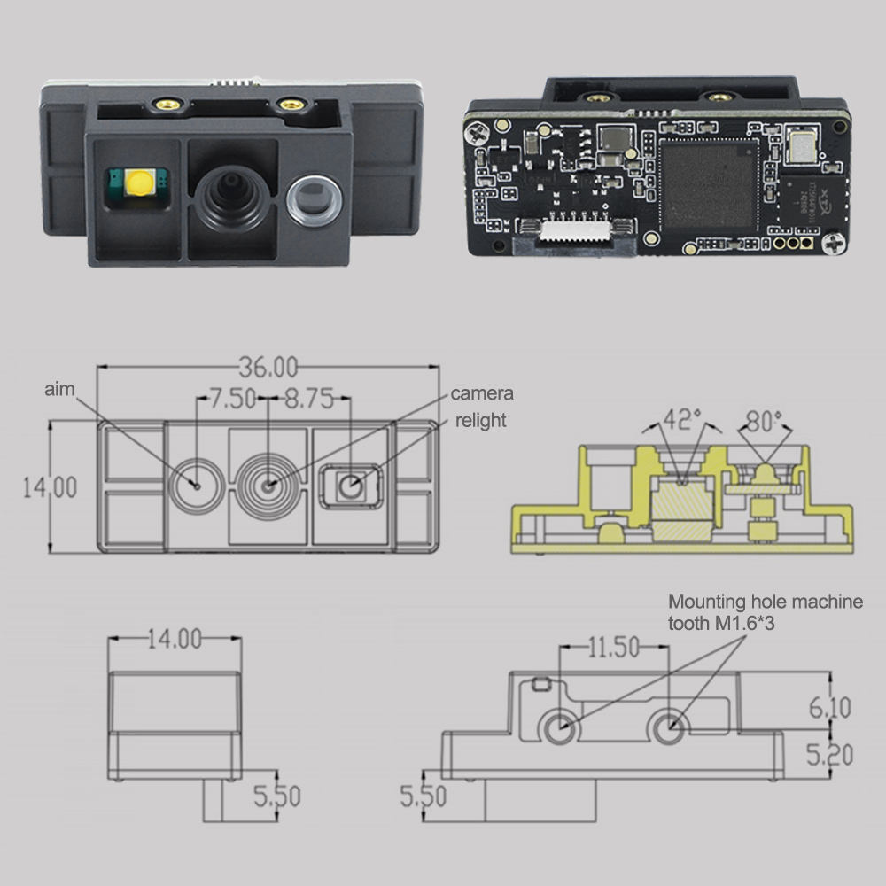 WD-M29 2D CMOS Barcode Scanner Module