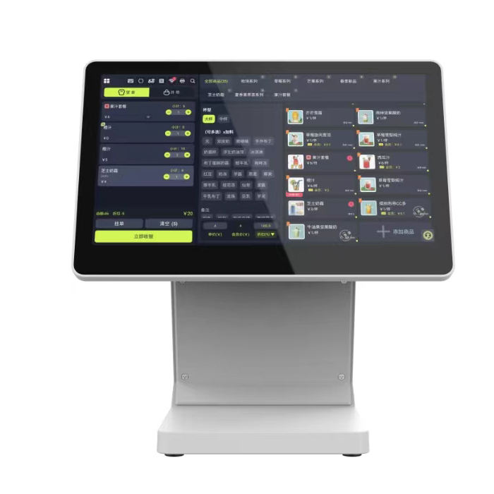 WD-PA34 11.6 inch +3.5 inch Flat panel Touch Pos System