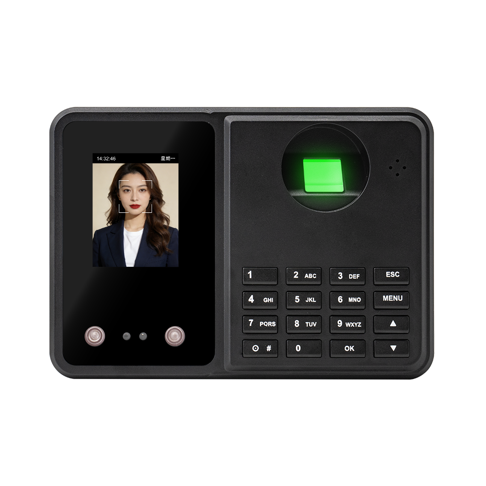 WD-FG3 Face Fingerprint Palm Vein Biometric Time Attendance Machine 2.8 Inch Dual Camera USB Optional WiFi Bluetooth