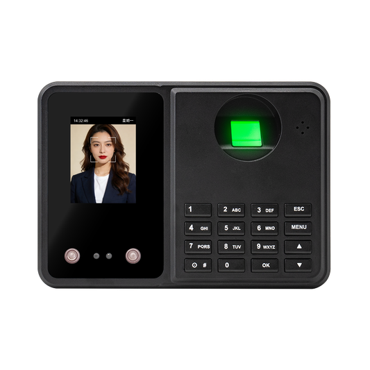 WD-FG3 Face Fingerprint Palm Vein Biometric Time Attendance Machine 2.8 Inch Dual Camera USB Optional WiFi Bluetooth