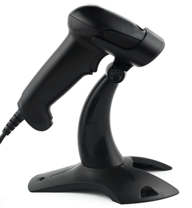 Auto sense 1D CCD Wired Barcode Scanner with stand WD-C3 – wodemax