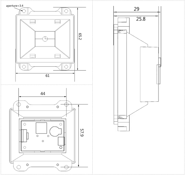 WD-M10 2D CMOS Barcode Scan Engine