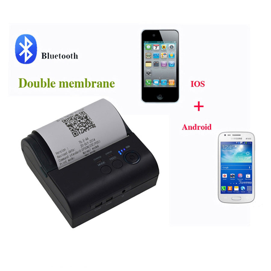 80mm mini bluetooth portable printer WD-80P3