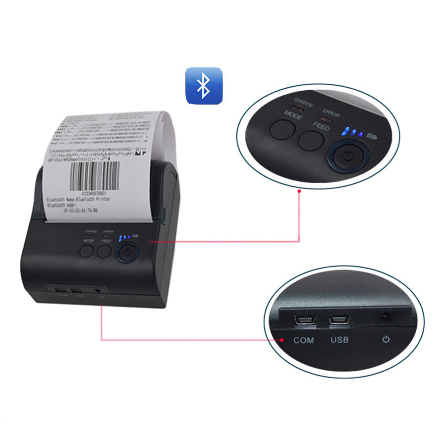 80mm mini bluetooth portable printer WD-80P3